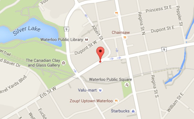 Map of Marsland Centre location